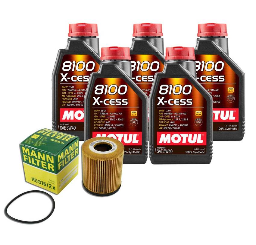 Mini Engine Oil Change Kit - 11427512446 (5W-40) (X-CESS 8100)